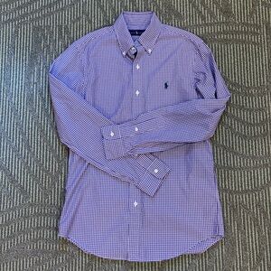 Polo Ralph Lauren Purple Plaid Dress Shirt